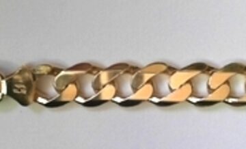 LC36-22 8MM 9ct Gold Machine Chain-Sold By Gram