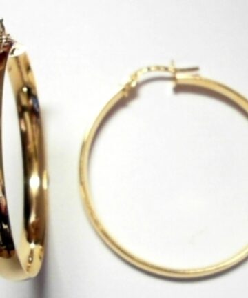 MED HINCHED HOOP EARRINGS