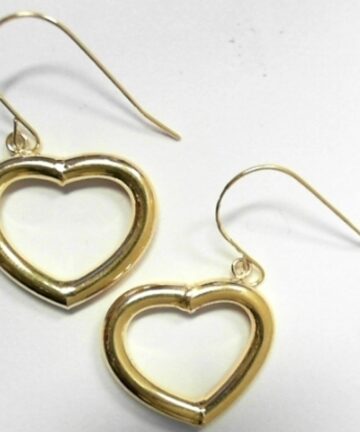 HEART ON SHEPHERD HOOK EARRING