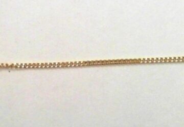 9ct Gold Y/G CURB CHAIN THIN