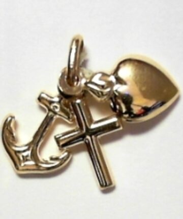 PVS019 9CT FAITH LOVE HOPE PENDANT