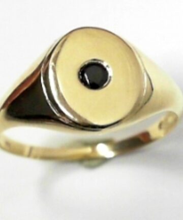 OVAL ONYX GENTS RING