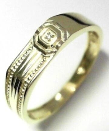 PAVE STYLE GENTS RING