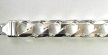 G B 10/L GAUGE 300 10SIDED D.C. SILVER BRAC