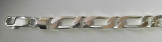 A1+1B S 4L00 GAUGE 220 SILVER FIGARO CHAIN