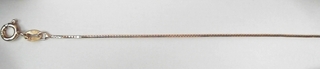 GAUGE 015 ROSE PLATED BOX CHAIN