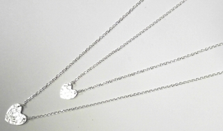 SMALL HEARTS ON ANCHOR CHAIN