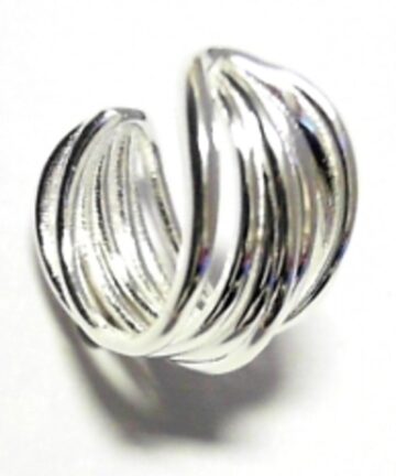 SILVER EAR CUFF 9MMX9.6MM SINGLE