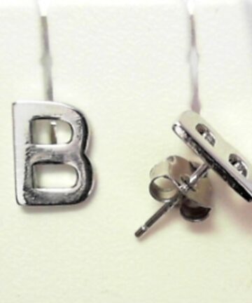 Sterling Silver EARRINGS ALPHABET