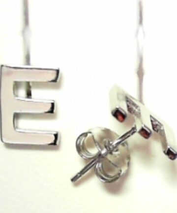 Sterling Silver EARRING ALPHABET
