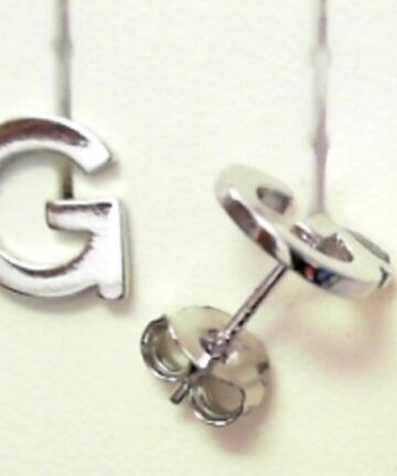 Sterling Silver EARRING ALPHABET