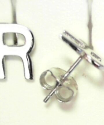 Sterling Silver EARRING ALPHABET