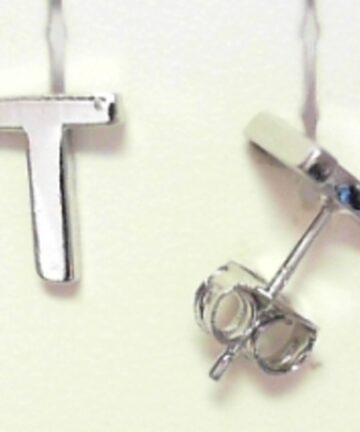 Sterling Silver EARRING ALPHABET