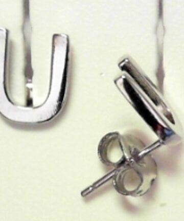Sterling Silver EARRING ALPHABET