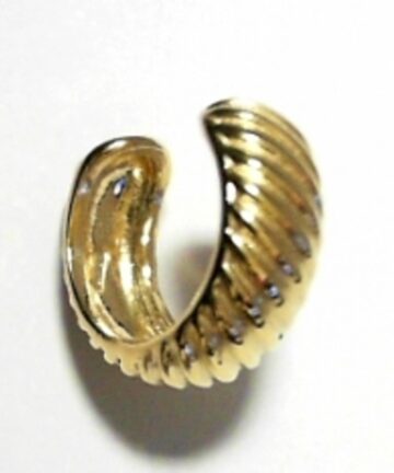 SILVER EAR CUFF 5.44MMX10MM SINGLE