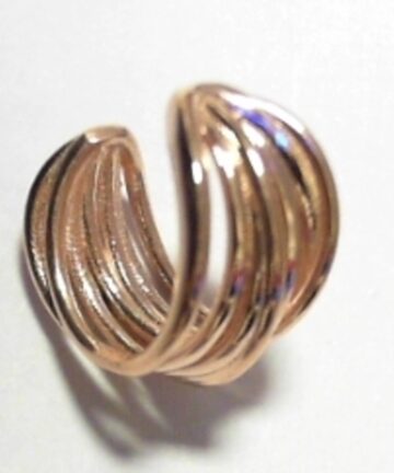 SILVER EAR CUFF 9MMX9.6MM SINGLE