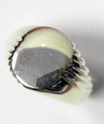 SILVER GENTS SIGNET RING