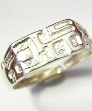 SILVER PICASSO GENTS RING