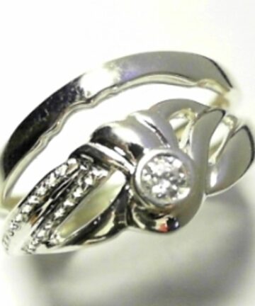 SILVER WEDDING SIZE 'O'  TWIN SET