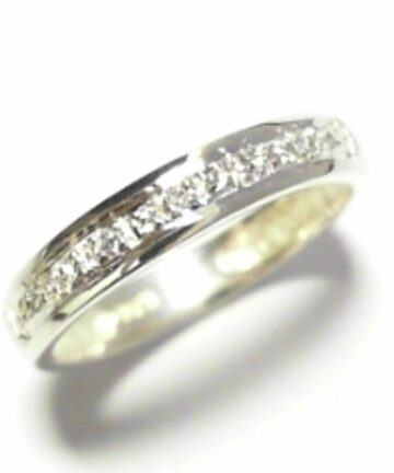 SILVER CZ DRESS RING