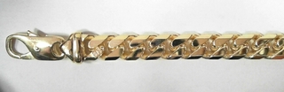 LC41-22 8.5MM 9ct Gold Machine Chain-Sold By Gram