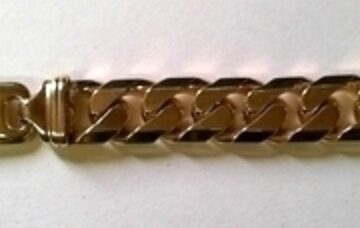 LC43-22 10.6MM 9ct Gold Machine Chain-Sold By Gram