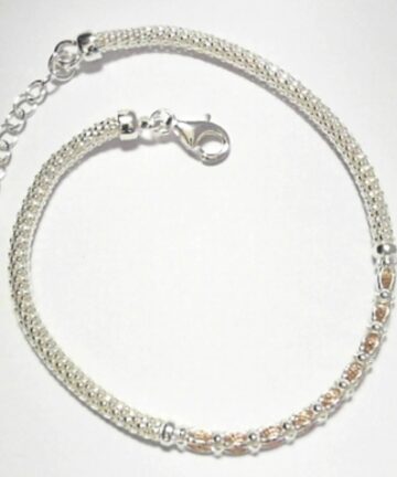 SILVER MESH MONA LISA BRACELET