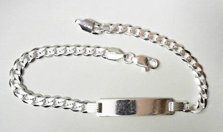 STERLING SILVER ID BRACELET G120