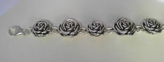 Sterling Silver BRACELET ROSE COLLECTION