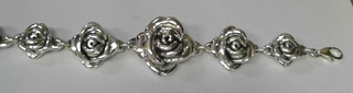SILVER BRACELLETTE ROSE COLLECTION