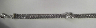 Sterling Silver BRACELET FANCY INFINITY