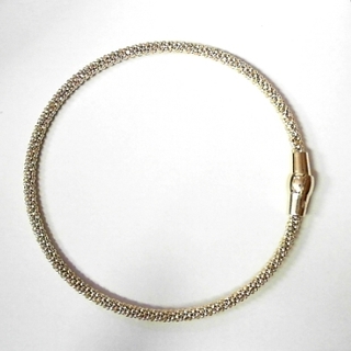 YELLOW FANCY MESH MAGNET BRACELET