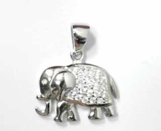 SILVER PENDANT ELEPHANT
