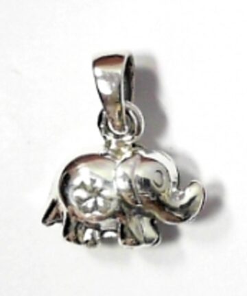 SMALL PUFFY ELEPHANT WITH FLOWER