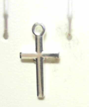 SILVER PENDANT CROSS WITHOUT O-RING