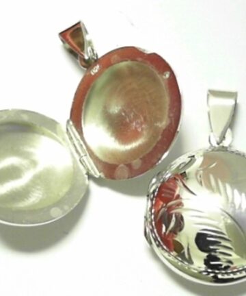 ROUND ENGRAVED LOCKET 20MM