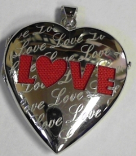 LOVE CUT OUT HEART LOCKET