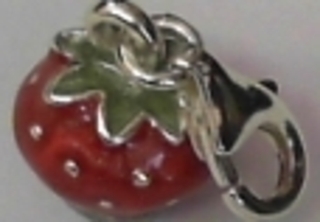ENAMEL STRAWBERRY PENDANT
