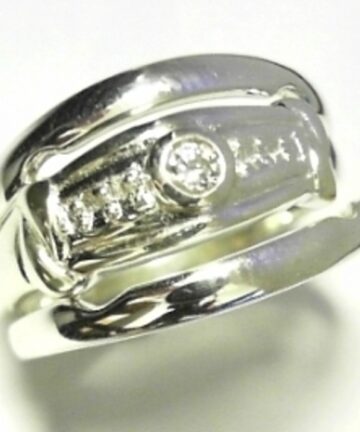 SILVER CZ WEDDING TRIPSET