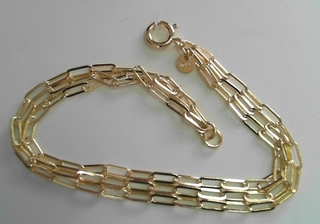 S941-20 GOLD PLATED 3-STRAND