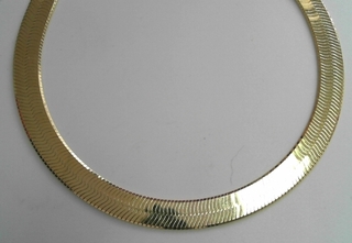 S942-45 OMEGA 7.3MM GOLD PLATED