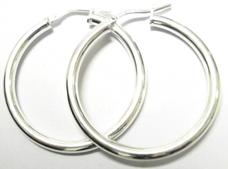 SE-1423 25/25MM HINGED HOOP EARRING