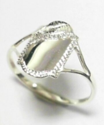 SR-1929 SILVER SHIELD SIGNET RING