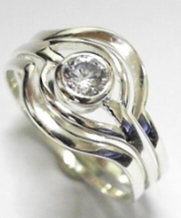 SR-1939 SILVER CZ TUBE SETTING TRIPSET