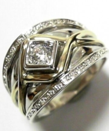 GSR-469 DIAM CZ TOP FANCY DRESS RING