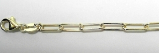 S945Y19 3MM Y/G PLATED ROUND LINK PAPER CLIP