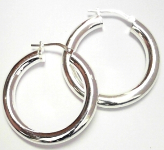 SE--854 SILVER 4X20MM HINGED HOOP