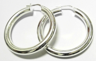 SE--891 SILVER 4/25MM TUBE HINGED HOOP