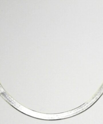 S969-50 3.5MM SILVER OMEGA CHAIN