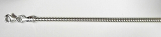 S063--55 SILVER FLEXI SNAKE CHAIN G240